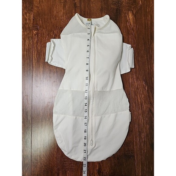 Happiest Baby SNOO Sleep Sack Swaddle Organic Cotton Unisex White Medium 2-4M - Picture 3 of 7